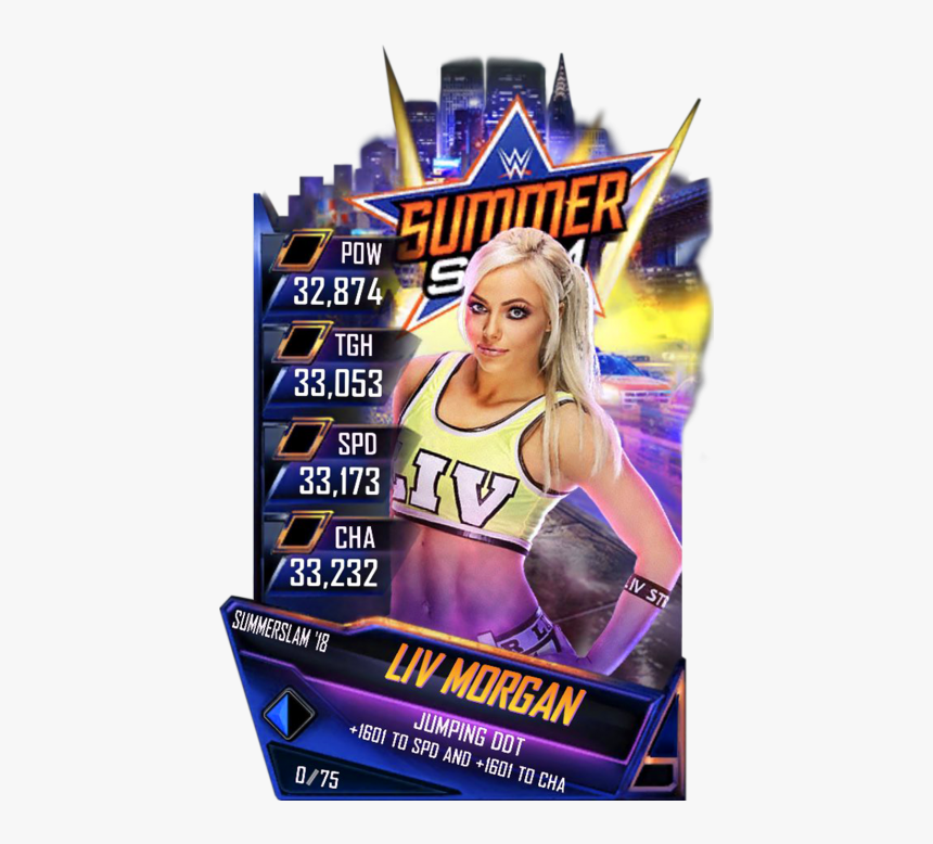 Transparent Liv Morgan Png - Wwe Supercard Summerslam 18 Cards, Png Download