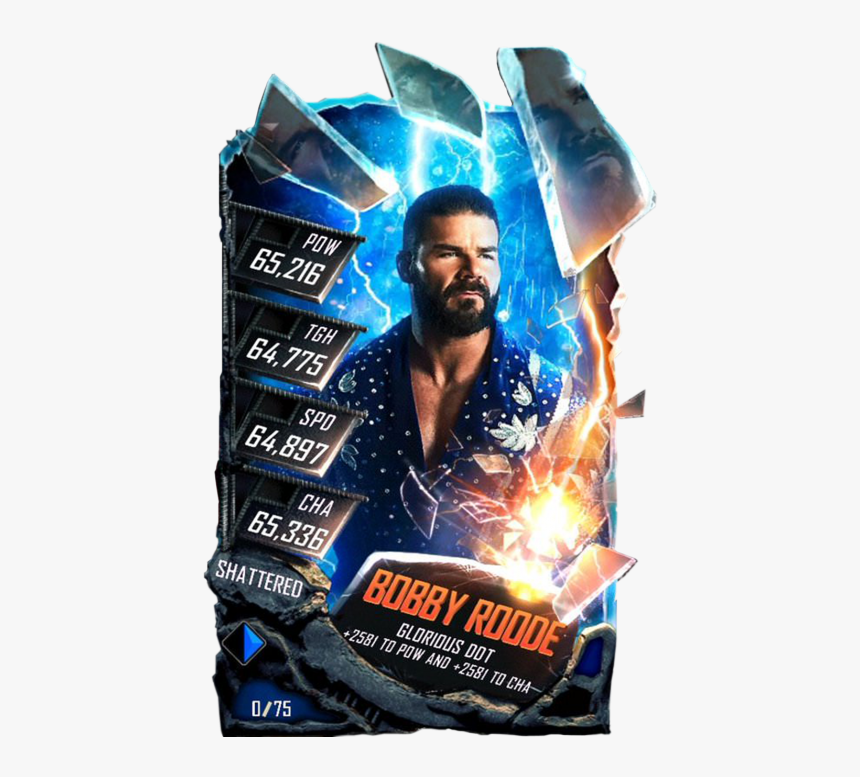 Bobbyroode S5 24 Shattered - Wwe Supercard Shattered Cards, HD Png Download