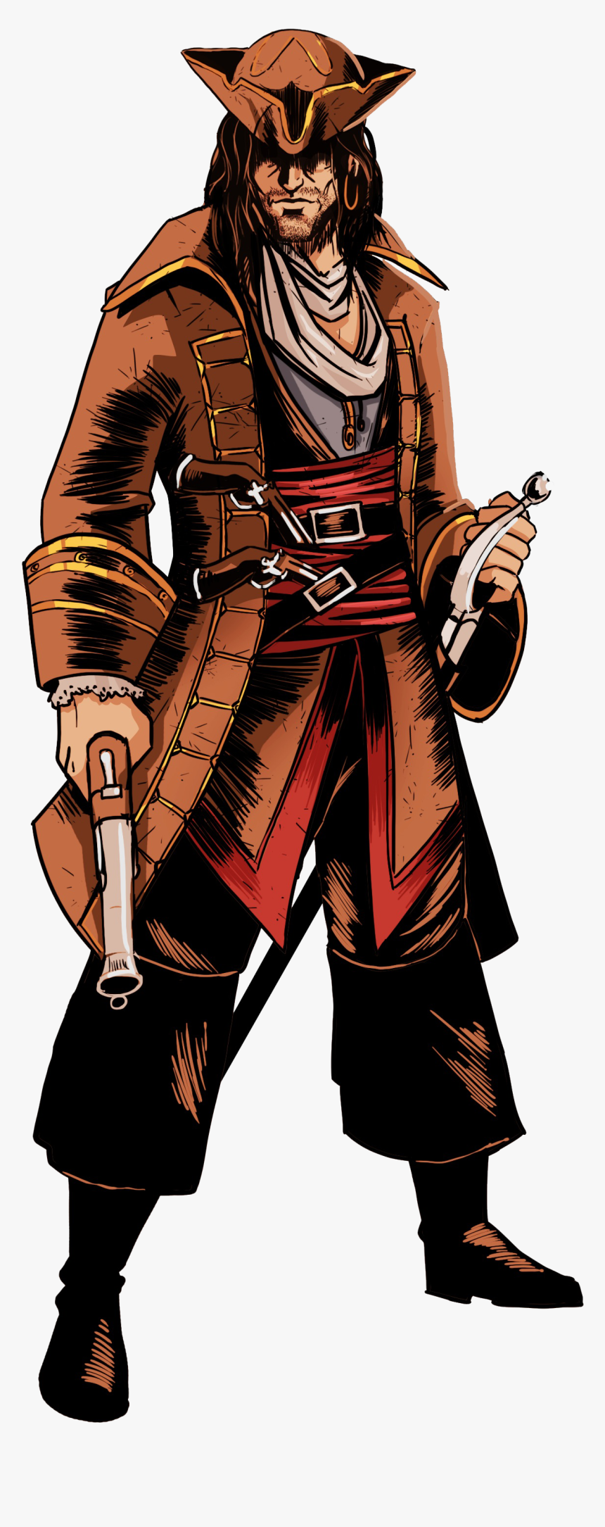 32630 - Pirate Assassins Creed, HD Png Download