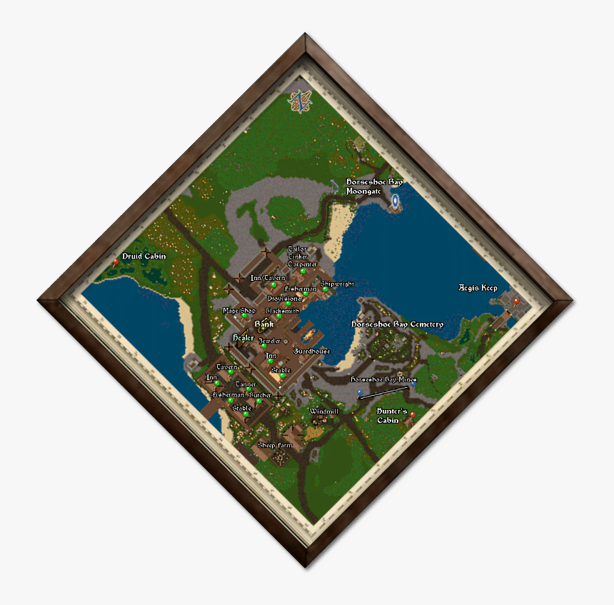 Town Horseshoebay Framed768 - Portable Network Graphics, HD Png Download
