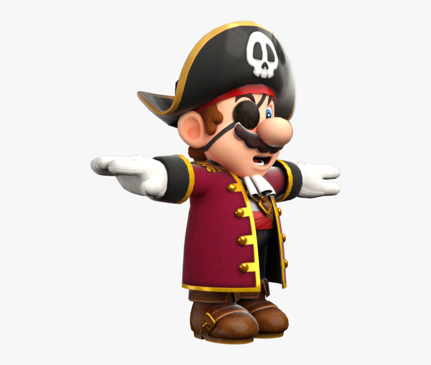 Download Zip Archive - Super Mario Odyssey Mario Pirate, HD Png Download