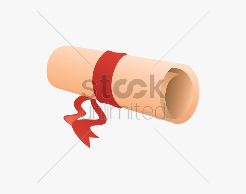 Free Download Scroll Clipart Diploma Graduation Ceremony - Illustration, HD Png Download
