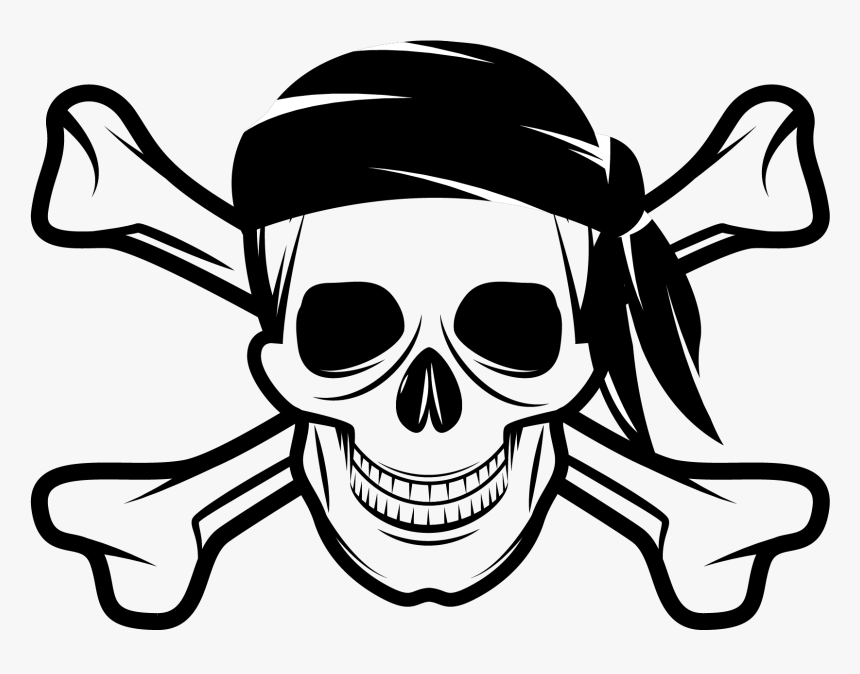 Pirates Skull And Crossbones - Pirate Skull And Crossbones, HD Png Download
