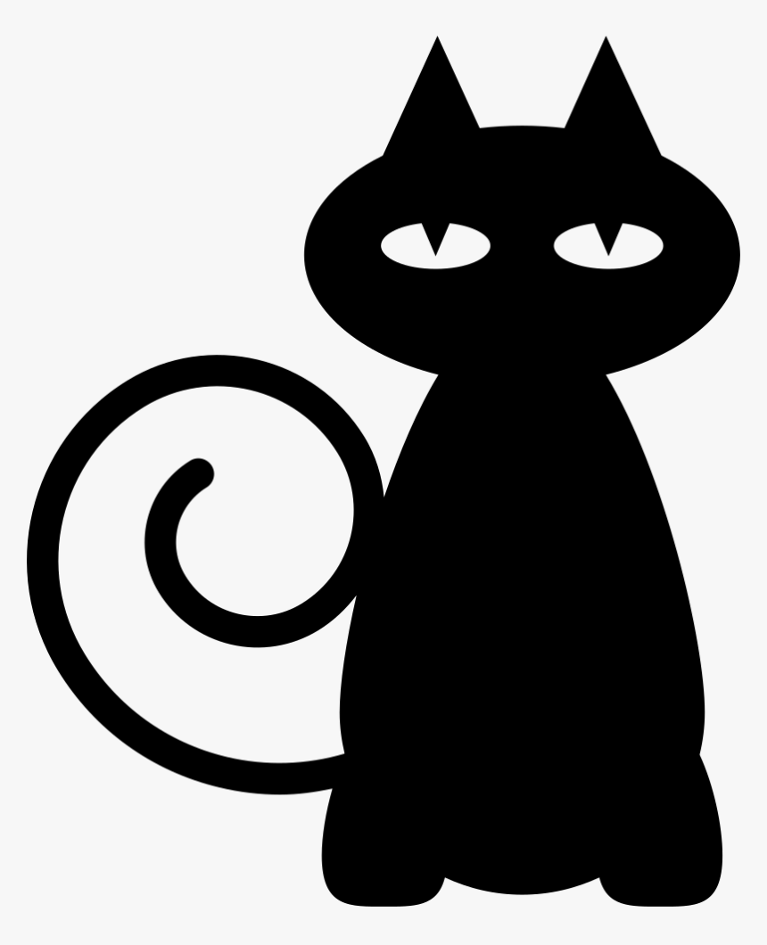 Black Cat - Cat Icon, HD Png Download