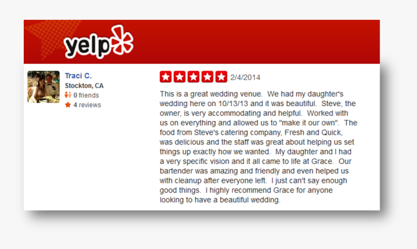 Grace Vineyards Yelp Review - Yelp, HD Png Download