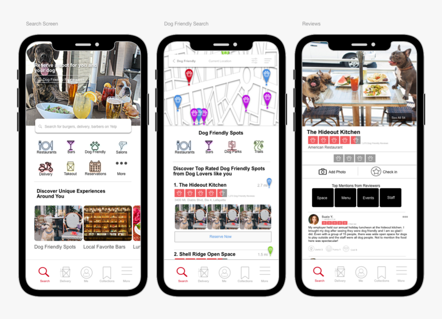 Yelp Design Overview - Iphone, HD Png Download