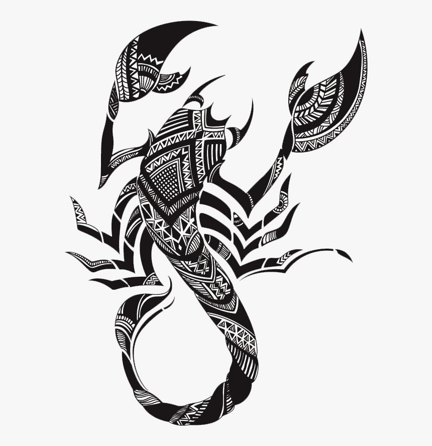 Tattoo Scorpion Totem Download Free Image Clipart - Scorpion Tattoo, HD Png Download