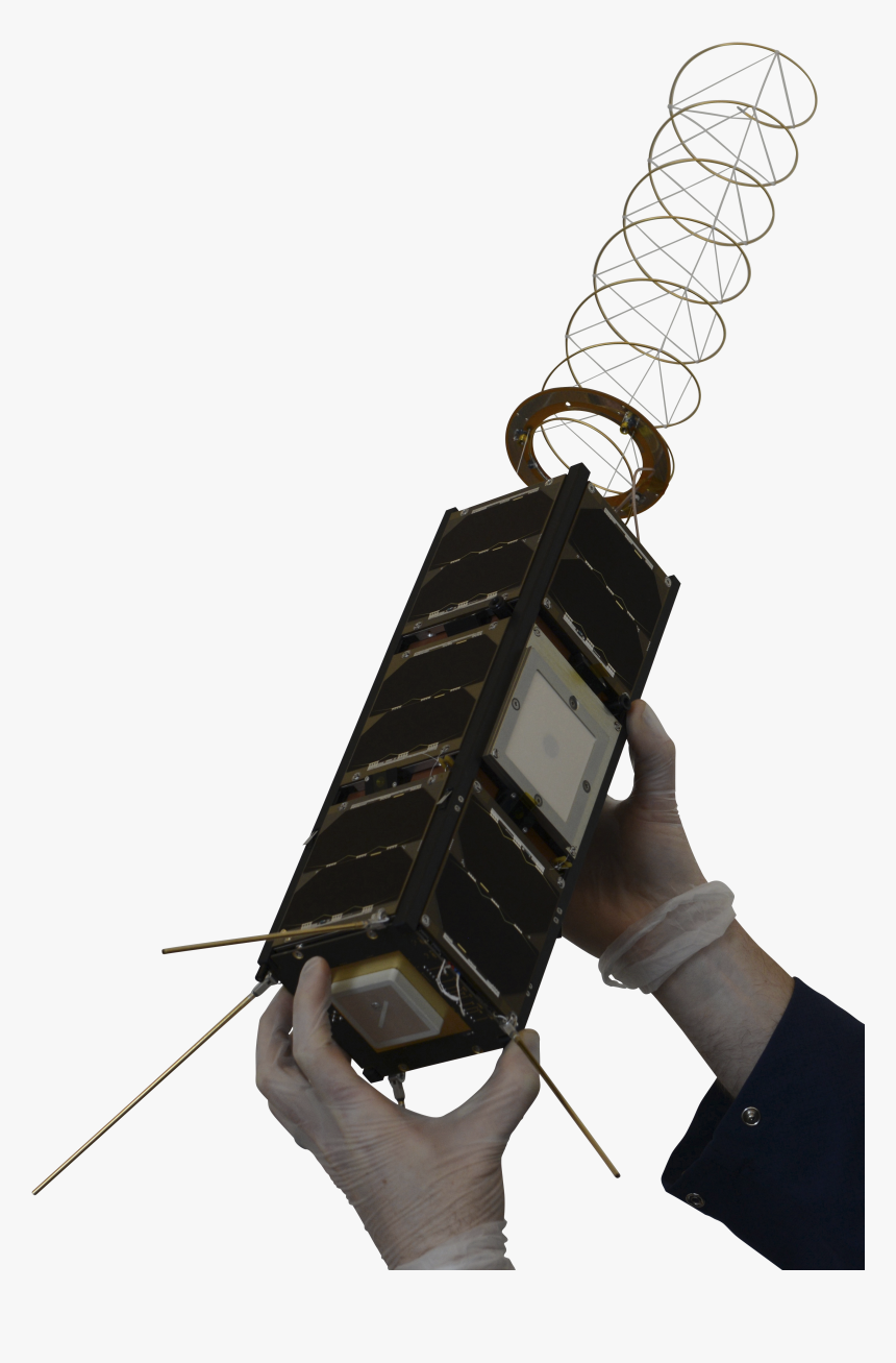 Gomx3satelliteheldinhand - Mobile Phone, HD Png Download