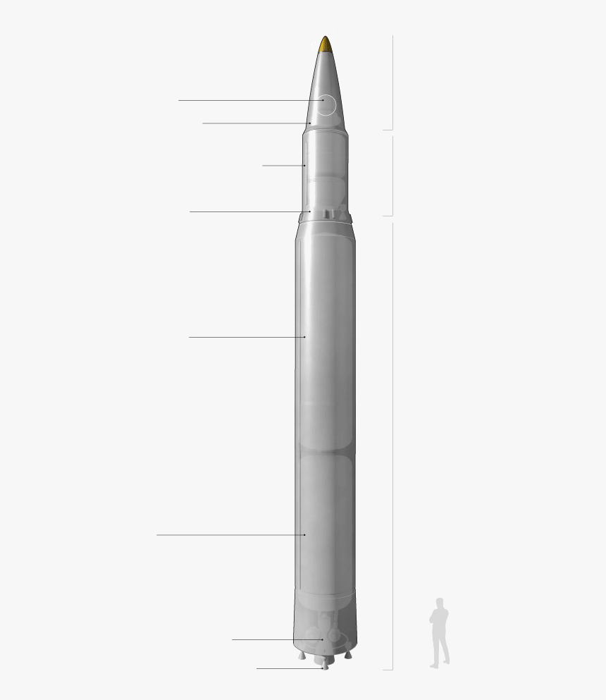 Nuclear Missile Png Image Transparent - Missile, Png Download