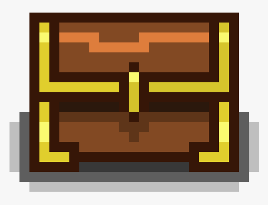 Transparent Pixel Treasure Chest, HD Png Download