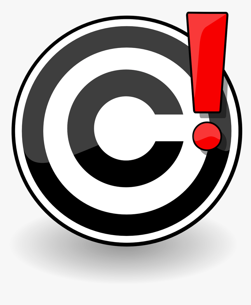 Copyright White Png Copyright Infringement Clipart, Transparent Png