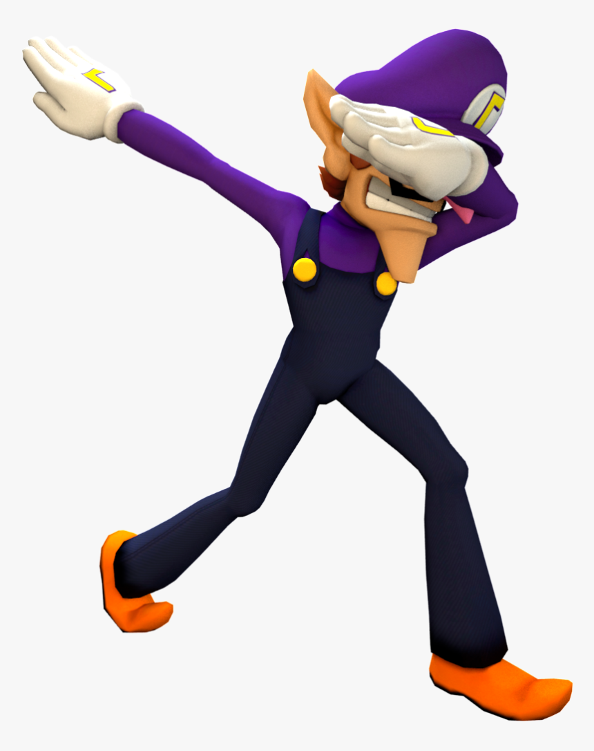 Transparent Dab Transparent Waluigi Png, Png Download