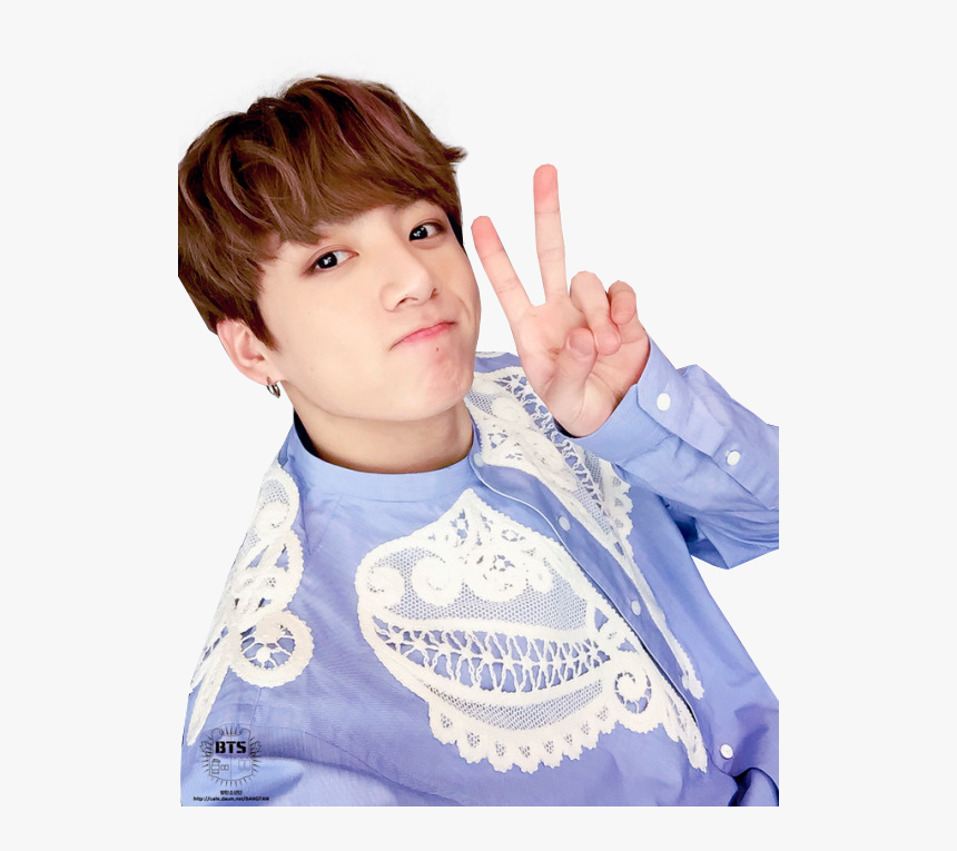 Jungkook Doing Peace Sign, HD Png Download