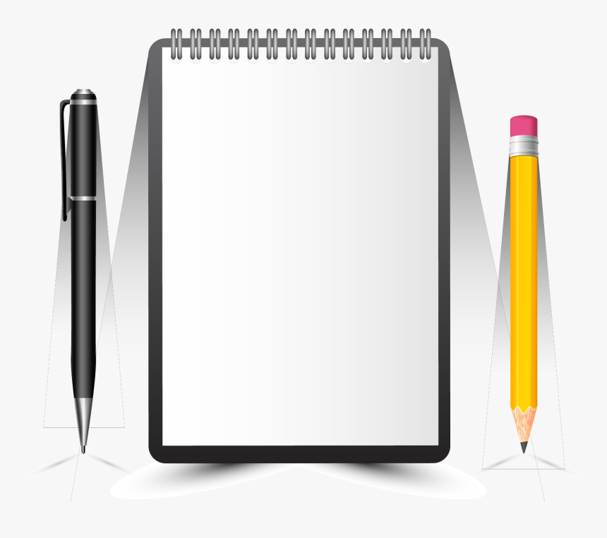 Notepad Notebook - Painting Notebook Vector Png, Transparent Png