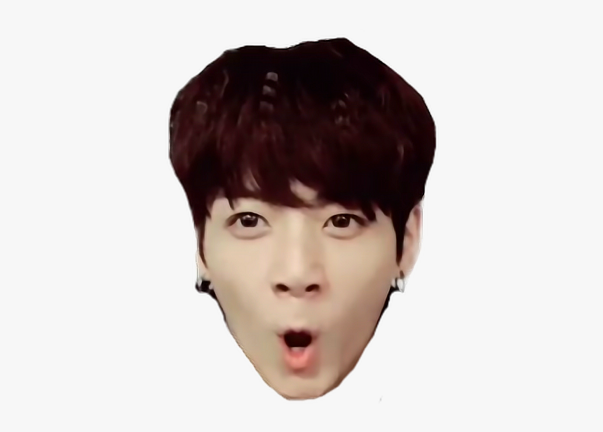 Clip Art Jungkook Png For - Bts Funny Face Png, Transparent Png