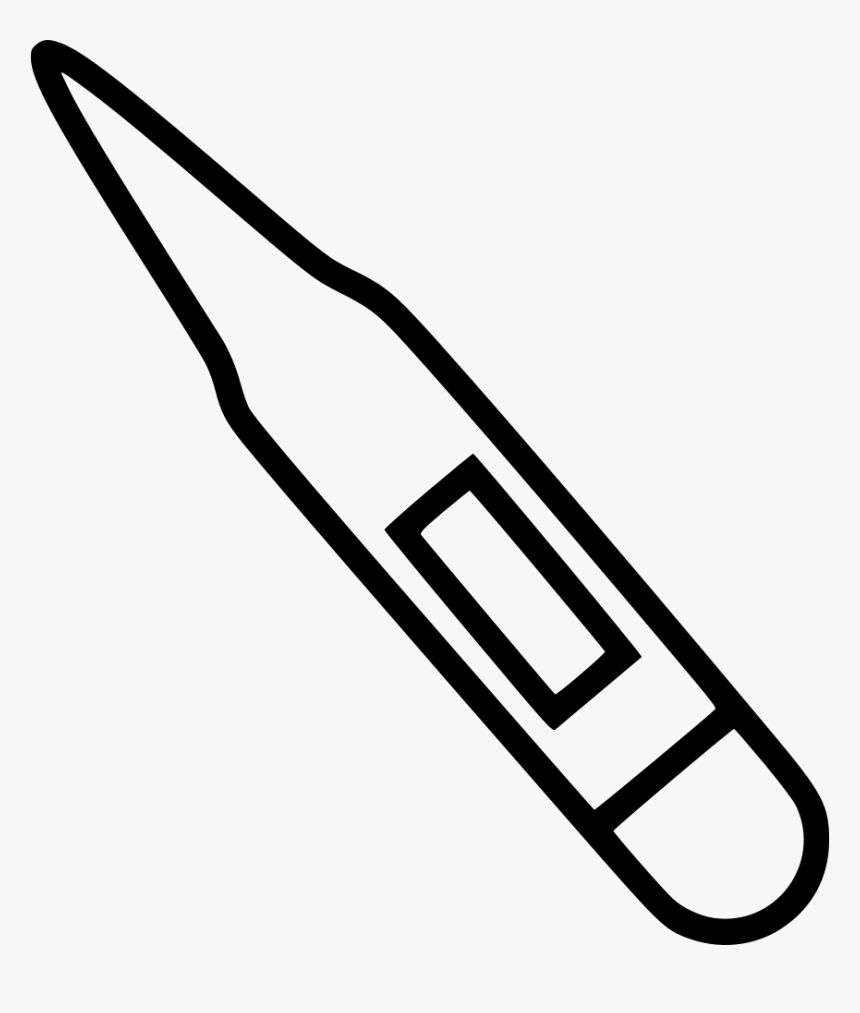 Thermometer - Line Art, HD Png Download