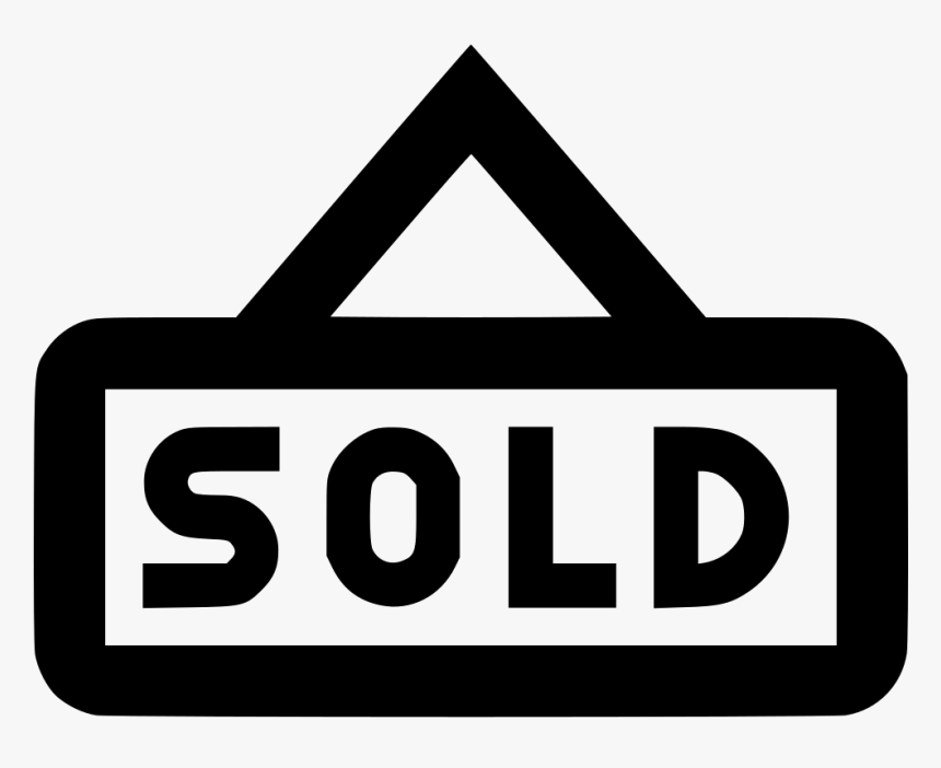 Sign Sold B - Sign, HD Png Download