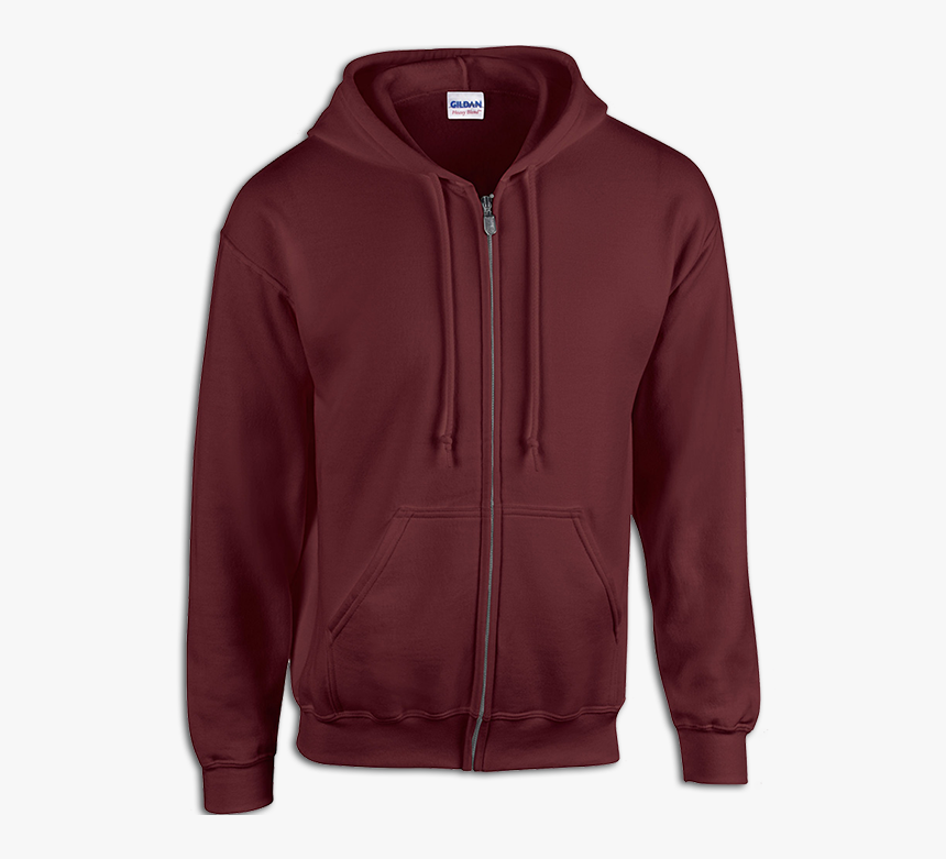 View - Gildan Zipper Hoodie Navy Blue, HD Png Download