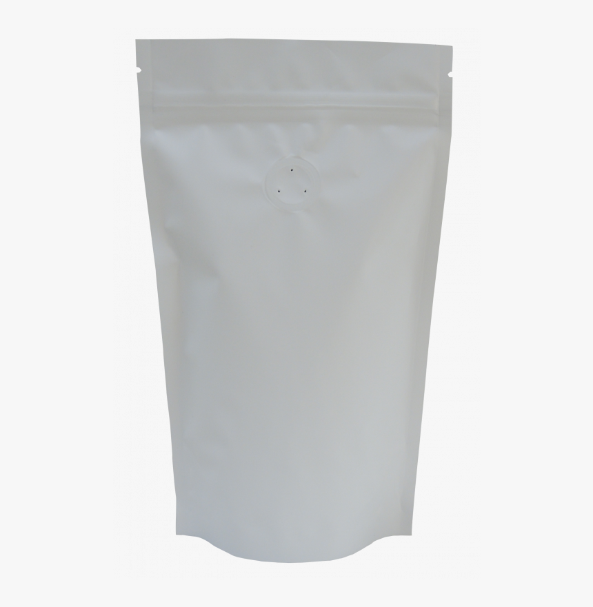 150g Stand Up Pouch With Zip And Valve, Matt White - Stand Up Pouch ...