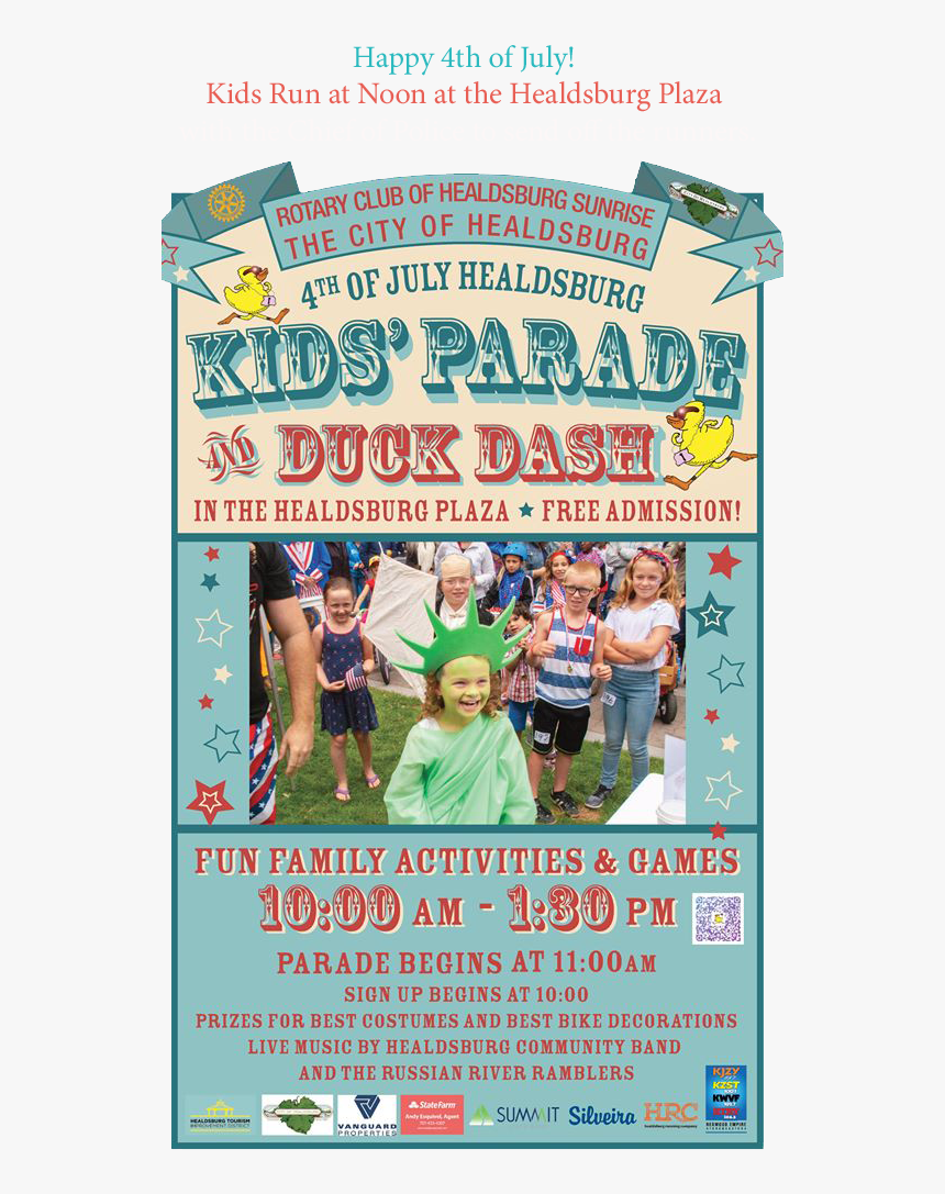 Duck Dash - Healdsburg Duck Dash 2019, HD Png Download