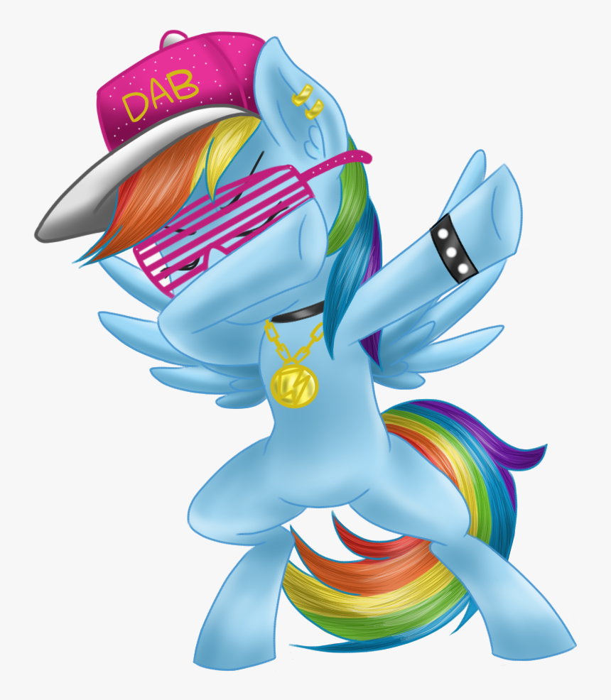 Rainbow Dash Dabbing, HD Png Download