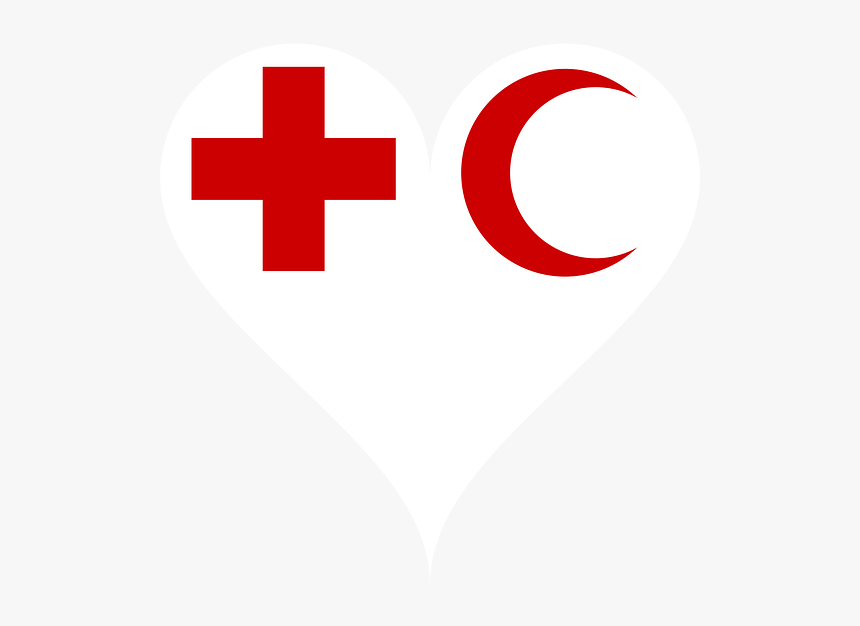 Love, Heart, Red Cross, Red Crescent, Federation, White - Cross, HD Png Download