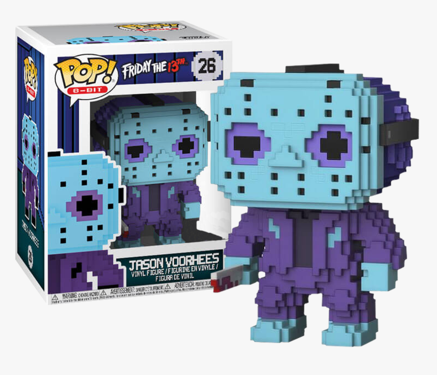 Friday The 13th - 8 Bit Jason Funko, HD Png Download