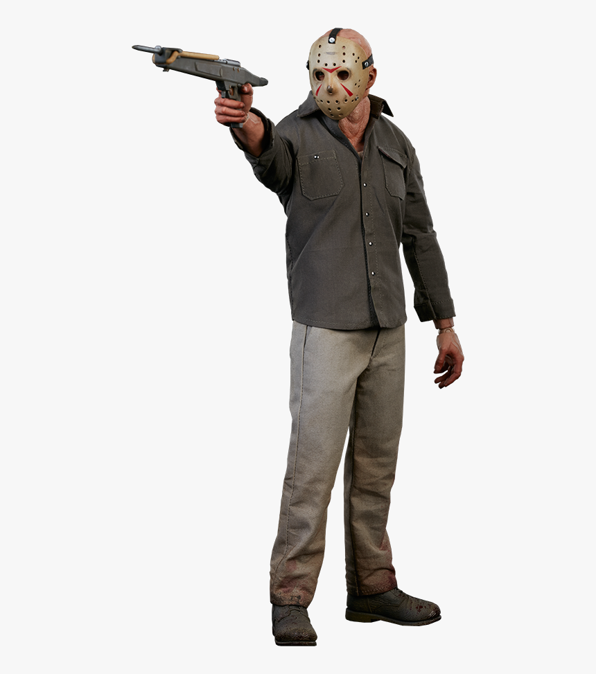 Jason Voorhees With Gun, HD Png Download