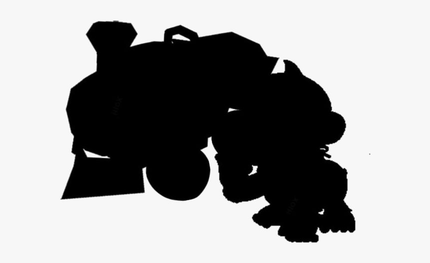 Baby Donkey Kong Png Silhouette Transparent Background - Silhouette, Png Download