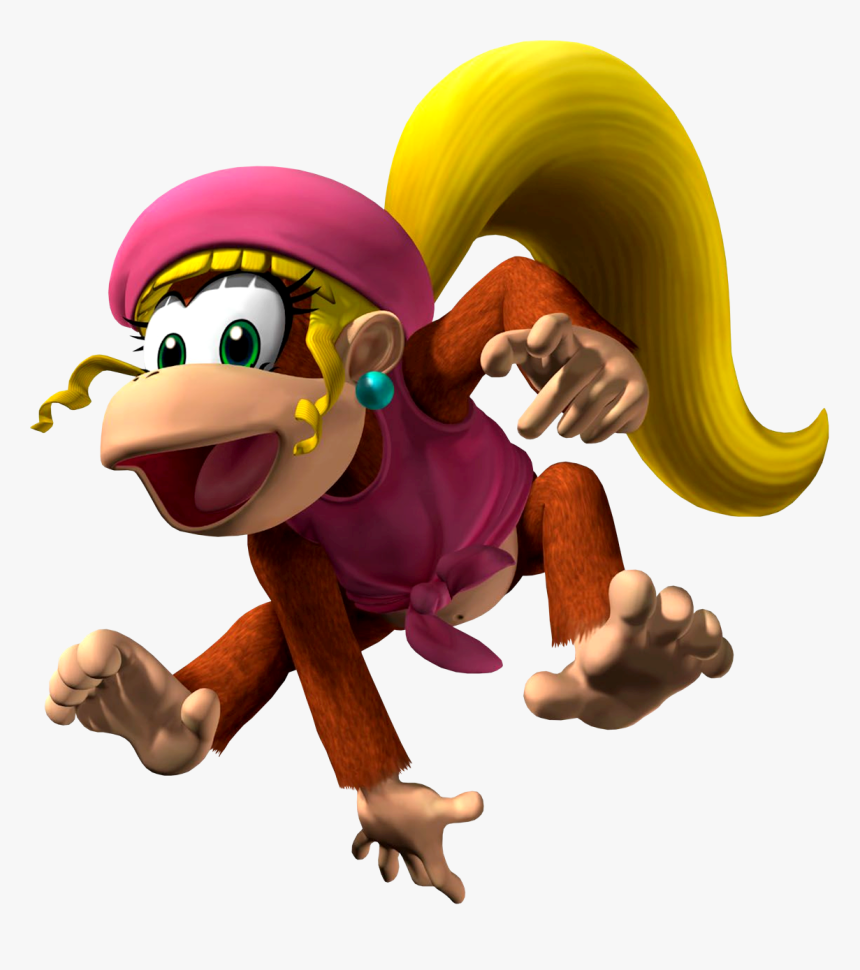 Mario Super Sluggers Dixie Kong, HD Png Download