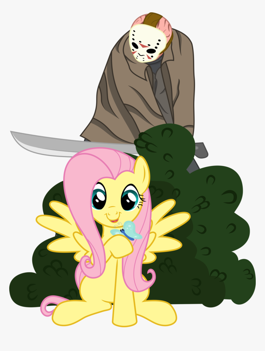 Transparent Jason Voorhees Png - Jason Voorhees Meets Fluttershy, Png Download