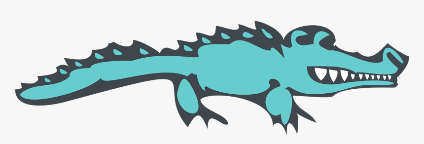Alligator, Blue, Scales, Teeth, Claws, Crocodile, HD Png Download