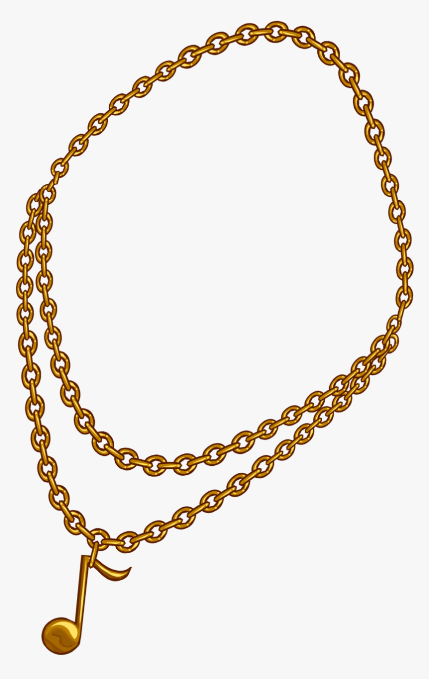 Bronze Music Note Necklace Png - Cb Edits Chain Png, Transparent Png