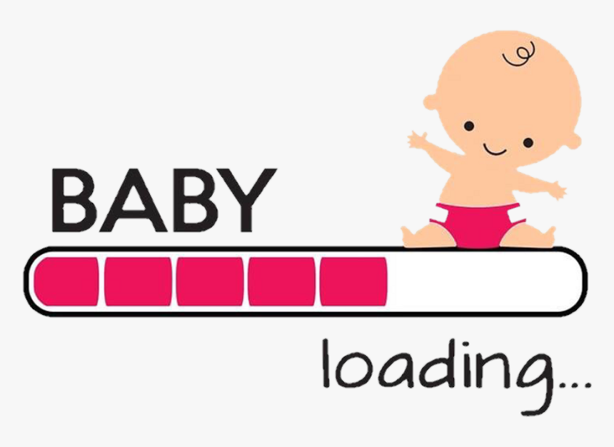 Bebe Llegando Loading Badyloding Freetoedit - Cartoon, HD Png Download