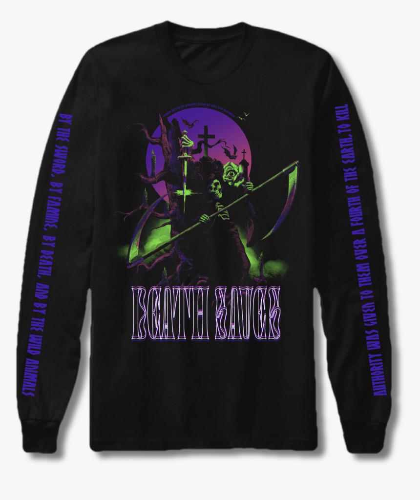 Long-sleeved T-shirt, HD Png Download