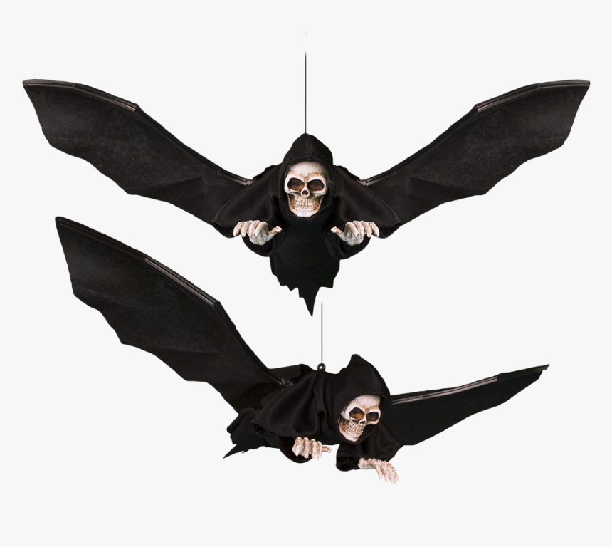 Reaper Halloween Decoration Flying, HD Png Download