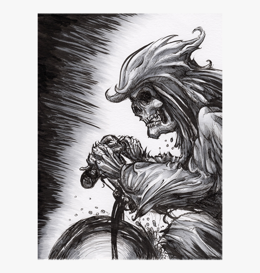 Original - Bmx Reaper - Illustration, HD Png Download