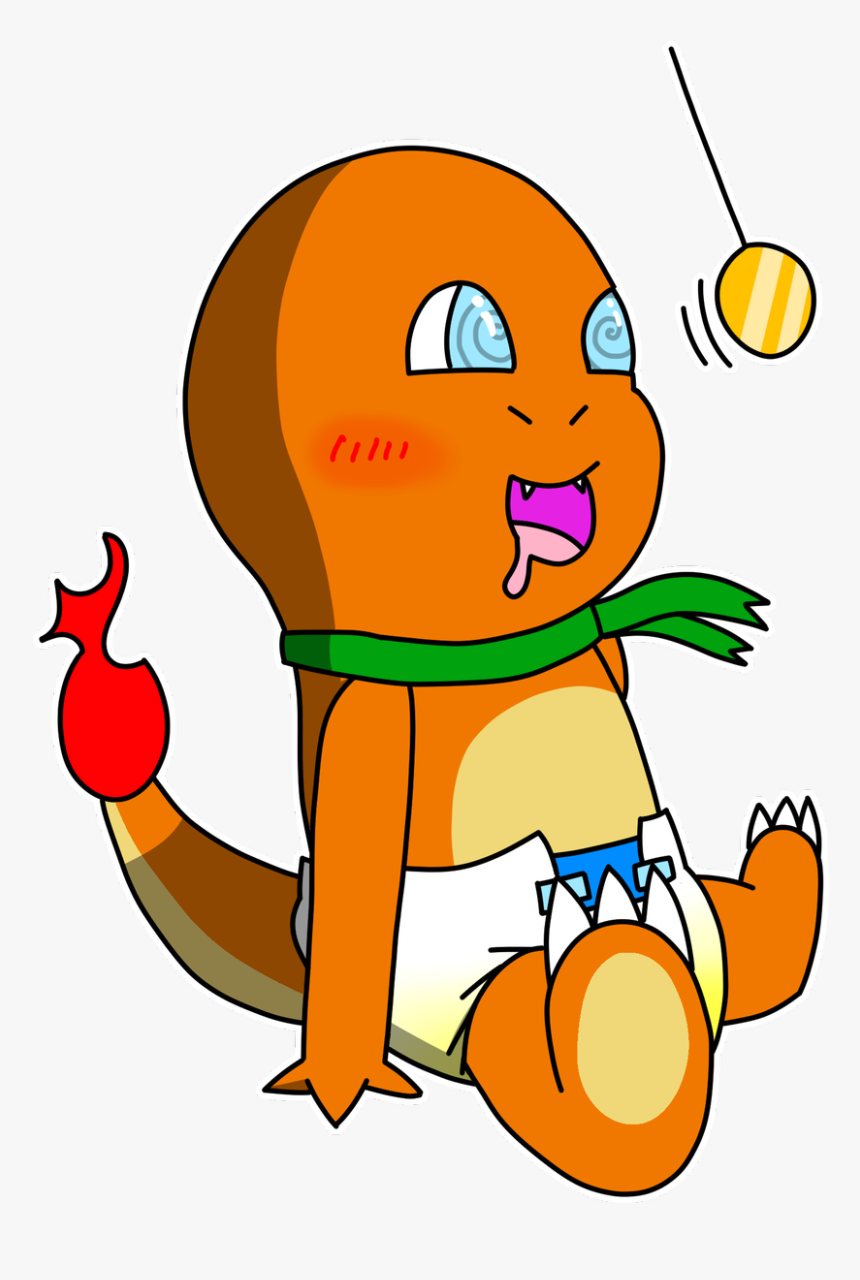 Clean Clipart Messy Person - Hypnotized Charmander, HD Png Download