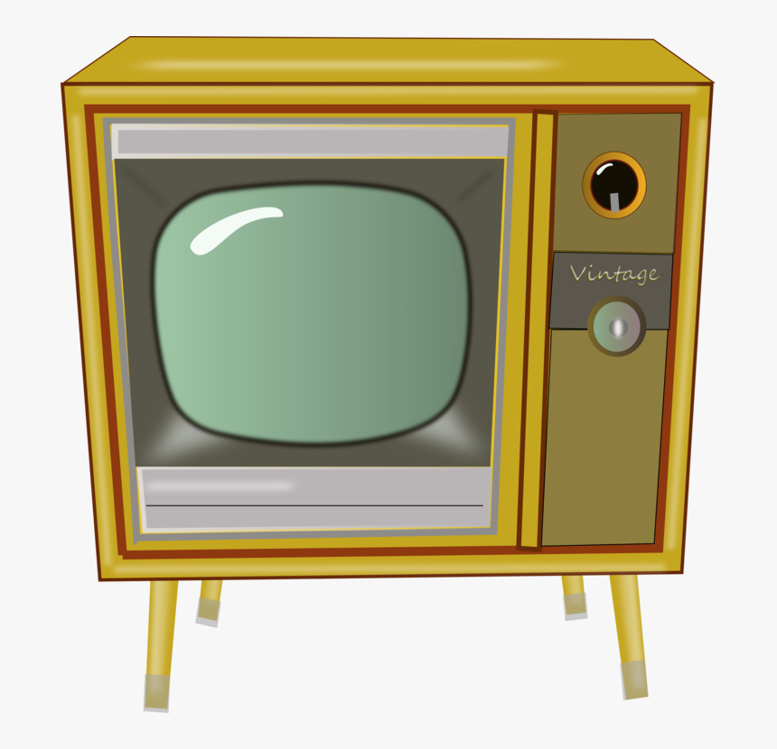 Television Set,media,screen - Vintage Tv Clipart, HD Png Download