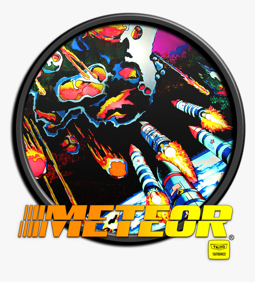 Stern Meteor Backglass, HD Png Download