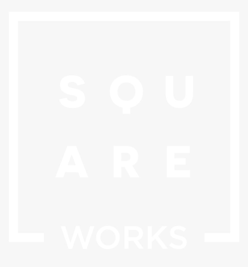 Square Works Logo White - Poster, HD Png Download