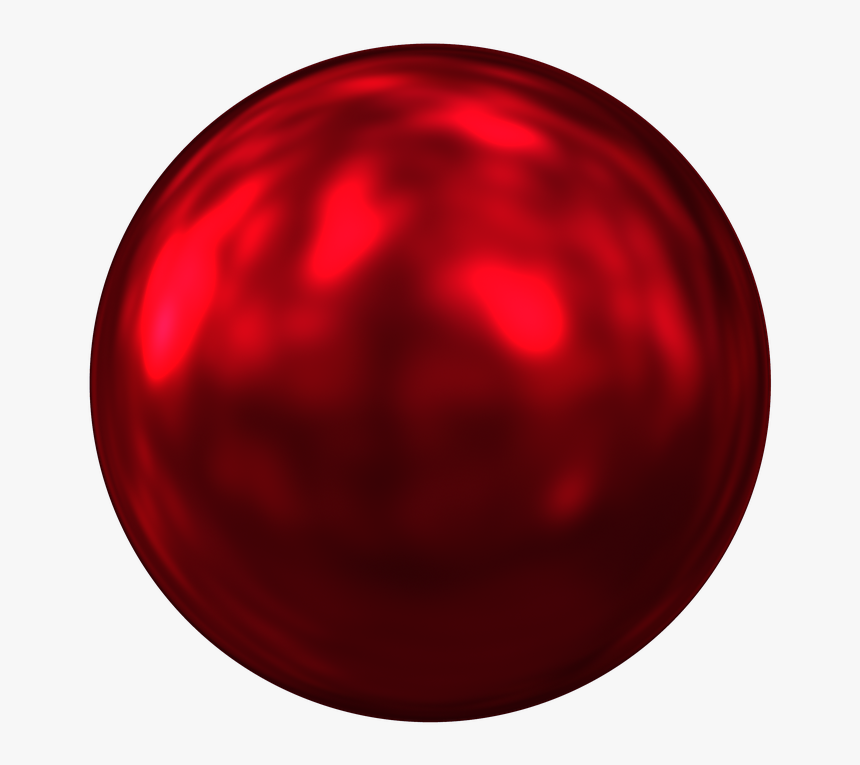 Ball, District, Red, Flare, Color, Mirroring - Sphere, HD Png Download