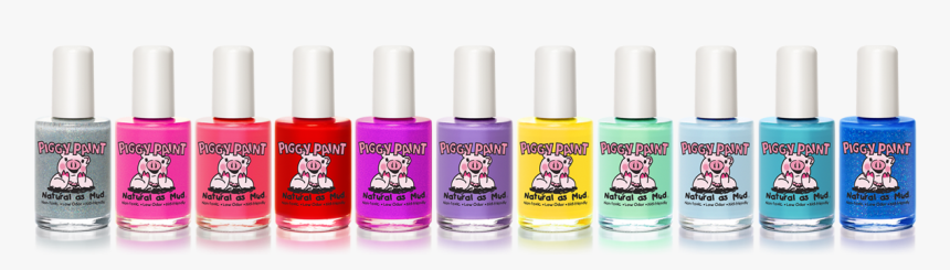 Nail Polish Rainbow Piggy Paints, HD Png Download