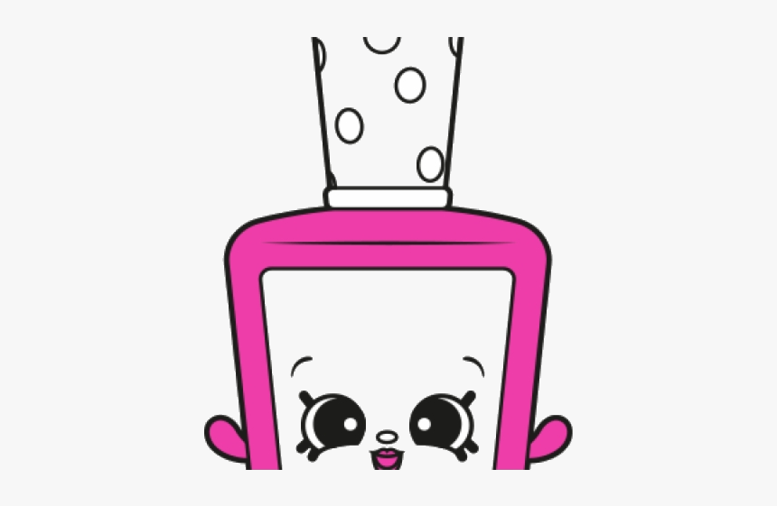 Shopkins Nail Polish Clipart Shopkin Patti Free Transparent - Cartoon, HD Png Download