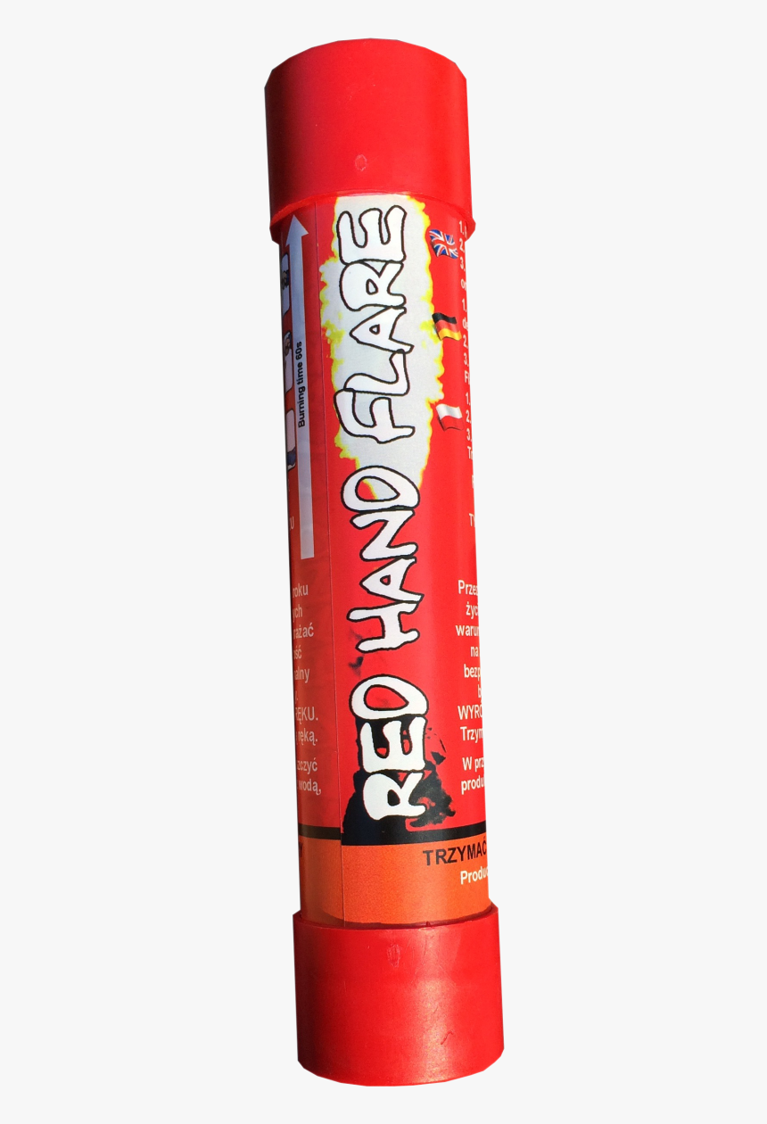 Red Hand Flare - Carmine, HD Png Download