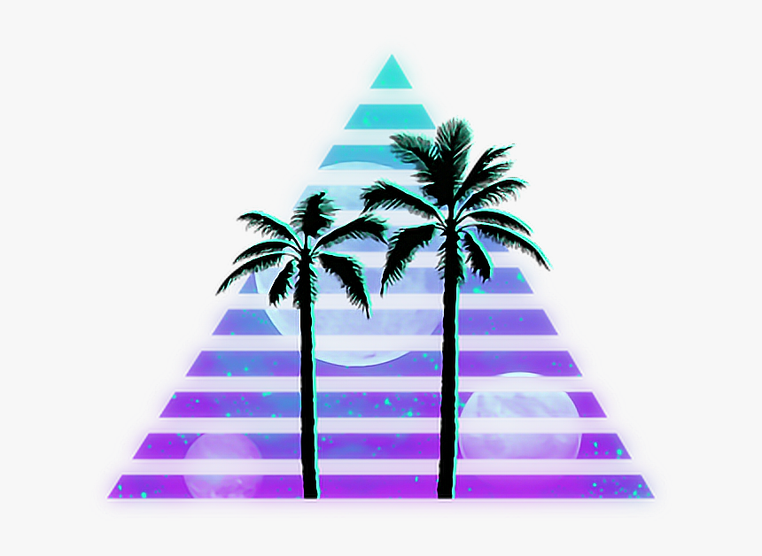 Palm Tree Silhouette Clip Art, HD Png Download