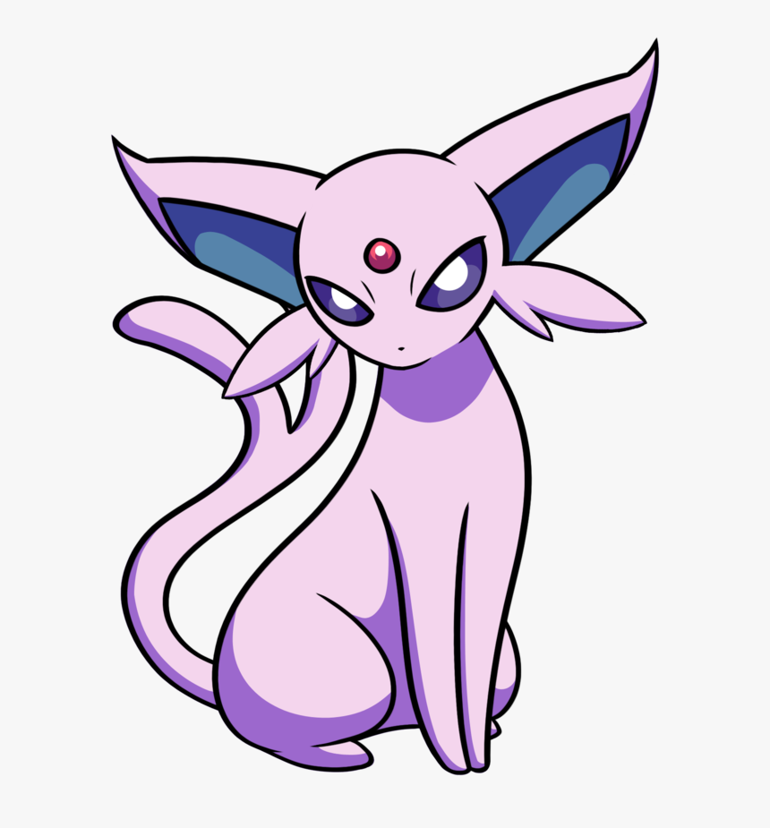 Elegant Espeon By Red Flare-d6yl7wb - Espeon Trasparent, HD Png Download