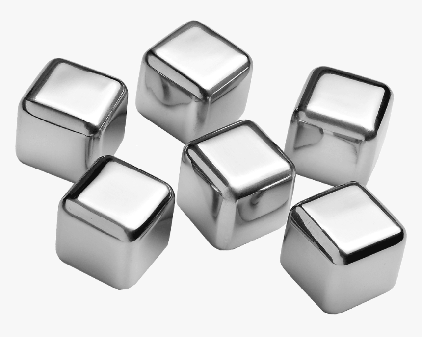 Stainless Ice Cube Png , Png Download - Metal Ice Cube, Transparent Png