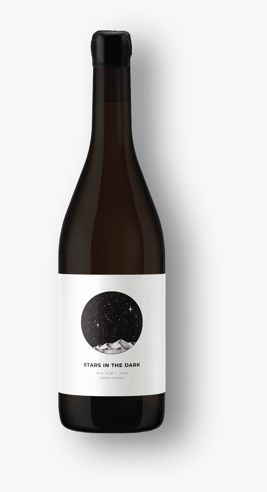 Stars In The Dark By Minimalist Wines - Glass Bottle, HD Png Download