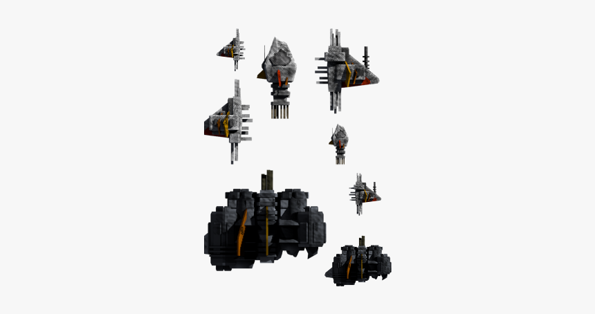 Cruiserdebrisfull - Space Debris Sprite Png, Transparent Png